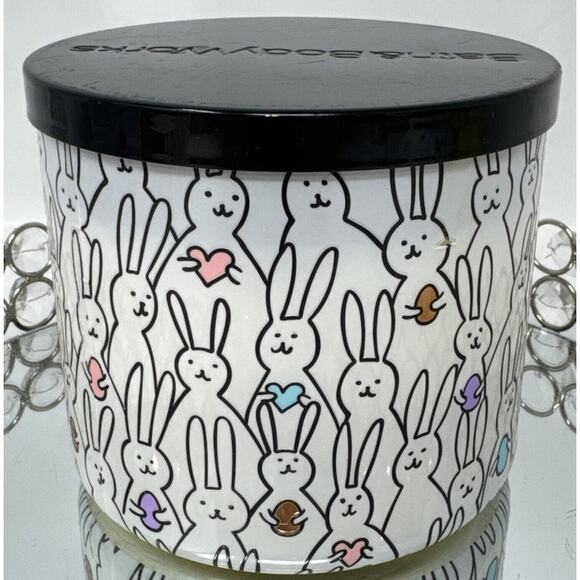 Bath & Body Works HAPPY EASTER TUTTI FRUITI JELLY BEANS 3 Wick Candle NEW - Picture 3 of 4